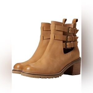 Seychelles Leather Give It A Whirl Buckle Boot Size 7.5